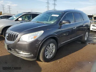 2015 Buick Enclave Convenience with VIN 5GAKRAKDXFJ340376, listed as a Copart auction lot 50774145 with 144,385 mi miles and Salvage Title. Bid and sale history available at carsss.com. Image 1.