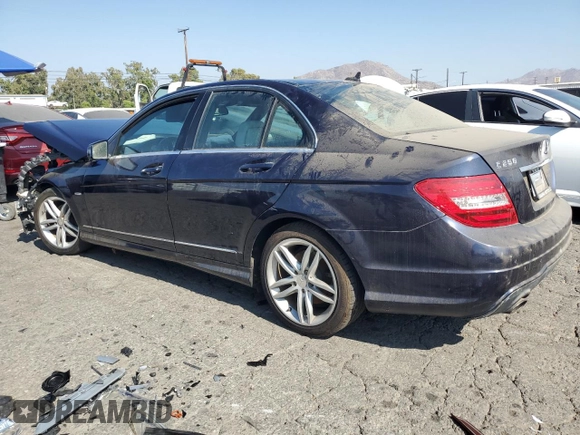 2012 Mercedes-Benz C 250 Sport with VIN WDDGF4HB3CA643909, listed as a Copart auction lot 65816685 with 96,704 mi miles and Salvage title. Bid and sale history available at DreamBid. Image 2.