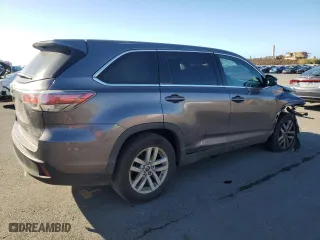 2016 Toyota Highlander LE with VIN 5TDZARFH5GS018426, listed as a Copart auction lot 42460615 with 103,063 mi miles and Salvage Title. Bid and sale history available at carsss.com. Image 3.