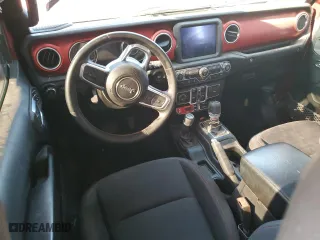 2021 Jeep Wrangler Unlimited Rubicon with VIN 1C4HJXFG7MW590231, listed as a Copart auction lot 53527475 with 26,250 mi miles and Salvage Title. Bid and sale history available at carsss.com. Image 8.