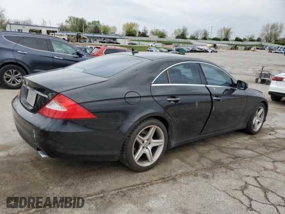 2009 Mercedes-Benz CLS-Class 5.5L with VIN WDDDJ72X69A143811, listed as a Copart auction lot 52187815 with 0 mi miles and Clean Title. Bid and sale history available at carsss.com. Image 3.