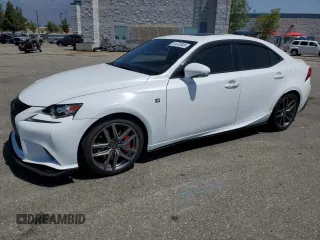 2014 Lexus IS 350 with VIN JTHBE1D20E5011942, listed as a Copart auction lot 61470345 with 90,311 mi miles and Salvage title. Bid and sale history available at DreamBid. Image 1.