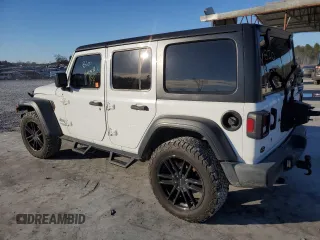 2018 Jeep Wrangler Unlimited Sport z VIN 1C4HJXDN4JW295178, wystawiony jako Copart lot #84921654 z przebiegiem 90 344 mil mil oraz Nie do naprawy • Non repairable. Historia ofert i sprzedaży dostępna na DreamBid. Obrazek 2.