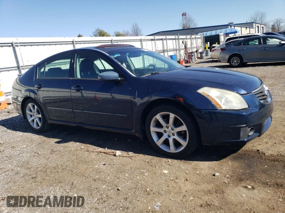 2007 Nissan Maxima 3.5 SE with VIN 1N4BA41E07C827776, listed as a Copart auction lot 86473474 with 167,047 mi miles and Salvage Title. Bid and sale history available at carsss.com. Image 4.