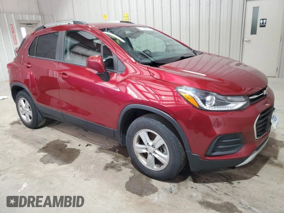 2021 Chevrolet Trax LT with VIN KL7CJPSB9MB323326, listed as a Copart auction lot 59661395 with Not provided miles and Clean title. Bid and sale history available at DreamBid. Image 4.