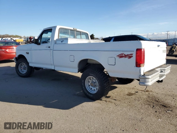 1993 Ford F-150 with VIN 2FTEF14Y2PCA76591, listed as a Copart auction lot 51485965 with 0 mi miles and Salvage Title. Bid and sale history available at carsss.com. Image 2.