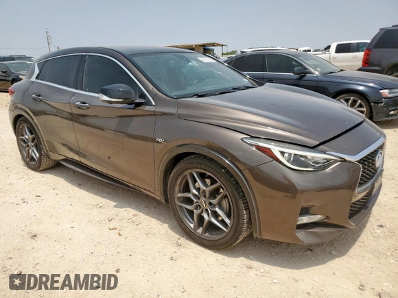 2017 Infiniti QX30 Sport with VIN SJKCH5CP0HA017881, listed as a Copart auction lot 56715615 with 117,525 mi miles and Clean title. Bid and sale history available at DreamBid. Image 4.