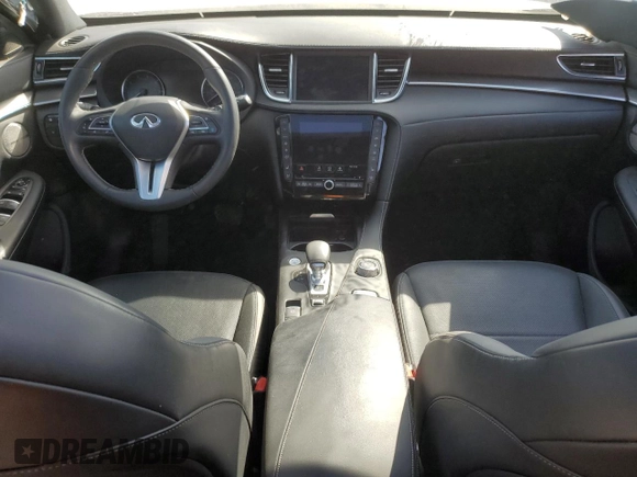 2023 Infiniti QX55 Essential with VIN 3PCAJ5KR7PF115801, listed as a Copart auction lot 48734335 with 20,898 mi miles and Salvage title. Bid and sale history available at DreamBid. Image 8.