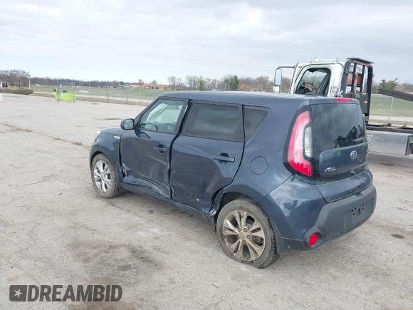2015 Kia Soul + with VIN KNDJP3A56F7226118, listed as a IAAI auction lot 41888391 with 79,221 mi miles and . Bid and sale history available at DreamBid. Image 3.