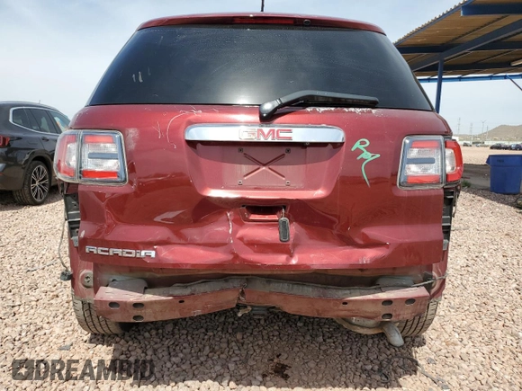 2015 GMC Acadia SLE with VIN 1GKKRPKD3FJ366078, listed as a Copart auction lot 50814865 with 127,485 mi miles and Salvage Title. Bid and sale history available at carsss.com. Image 6.