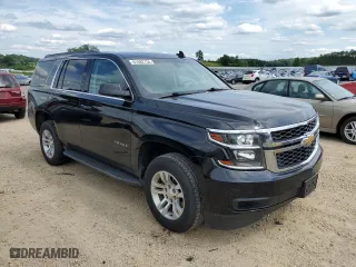 2018 Chevrolet Tahoe LS with VIN 1GNSKAKC9JR378631, listed as a Copart auction lot 61082734 with 158,450 mi miles and Salvage Title. Bid and sale history available at carsss.com. Image 4.