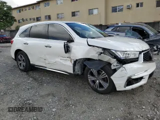 2019 Acura MDX with VIN 5J8YD3H35KL001297, listed as a Copart auction lot 85014314 with 82,290 mi miles and Non Repairable. Bid and sale history available at carsss.com. Image 4.