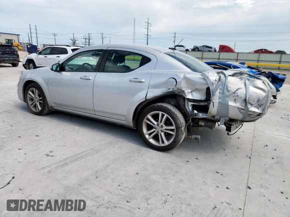 2012 Dodge Avenger SXT with VIN 1C3CDZCB7CN183153, listed as a Copart auction lot 63293725 with 122,681 mi miles and Salvage title. Bid and sale history available at DreamBid. Image 2.