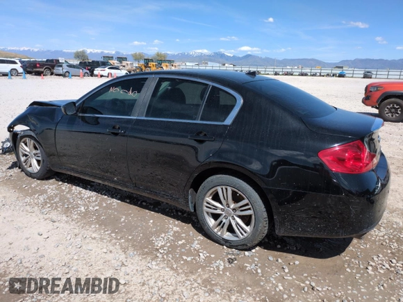 2013 Infiniti G37 x with VIN JN1CV6AR2DM762472, listed as a Copart auction lot 53565455 with 219,020 mi miles and Salvage Title. Bid and sale history available at carsss.com. Image 2.
