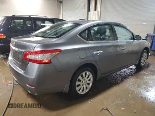 2015 Nissan Sentra SV with VIN 3N1AB7AP1FY310825, listed as a Copart auction lot 51958625 with 58,472 mi miles and Salvage Title. Bid and sale history available at DreamBid. Image 3.
