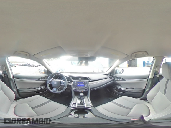 2019 Honda Civic LX with VIN 2HGFC2F61KH558125, listed as a Copart auction lot 55324225 with 66,107 mi miles and Salvage Title. Bid and sale history available at DreamBid. Image 15.