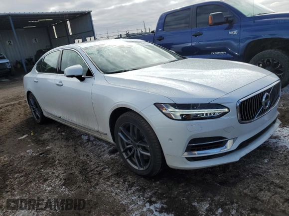 2018 Volvo S90 Inscription with VIN LVYBC0AL0JP024003, listed as a Copart auction lot 46410805 with 103,393 mi miles and Salvage Title. Bid and sale history available at carsss.com. Image 4.