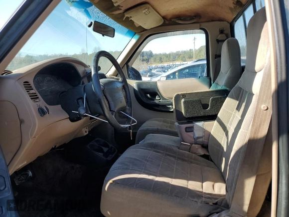 1997 Ford Ranger XLT with VIN 1FTCR10X9VUD15594, listed as a Copart auction lot 43583735 with 319,654 mi miles and Salvage Title. Bid and sale history available at carsss.com. Image 7.