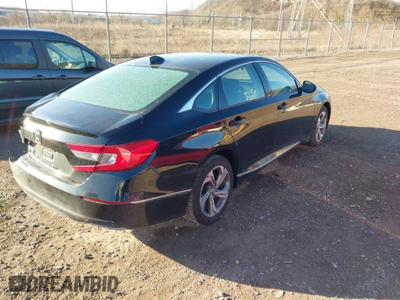 2018 Honda Accord EX with VIN 1HGCV1F44JA052436, listed as a IAAI auction lot 41848390 with 99,871 mi miles and . Bid and sale history available at DreamBid. Image 4.