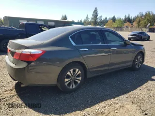2014 Honda Accord LX with VIN 1HGCR2F36EA092301, listed as a Copart auction lot 53475645 with 134,890 mi miles and Salvage Title. Bid and sale history available at carsss.com. Image 3.