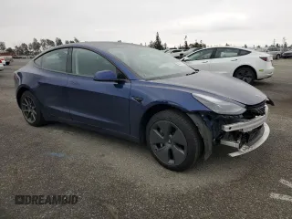 2022 Tesla Model 3 Long Range with VIN 5YJ3E1EB1NF341432, listed as a Copart auction lot 53467975 with 38,184 mi miles and Salvage Title. Bid and sale history available at DreamBid. Image 4.