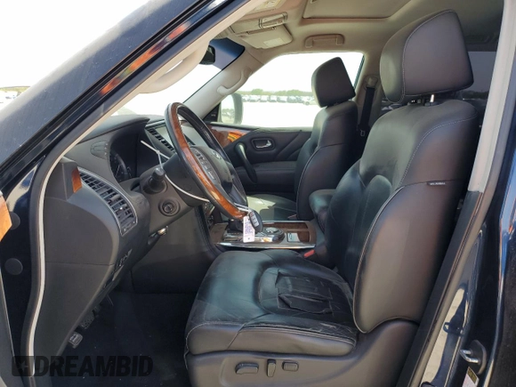 2016 Infiniti QX80 with VIN JN8AZ2NF8G9611892, listed as a Copart auction lot 50199605 with 174,437 mi miles and Clean title. Bid and sale history available at DreamBid. Image 7.
