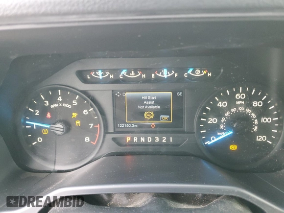 2015 Ford F-150 XL with VIN 1FTEX1C89FKE82179, listed as a Copart auction lot 50309225 with 122,150 mi miles and Non Repairable. Bid and sale history available at carsss.com. Image 9.