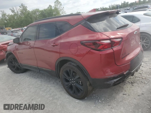 2021 Chevrolet Blazer RS with VIN 3GNKBKRS8MS513361, listed as a Copart auction lot 58430315 with 79,738 mi miles and Clean title. Bid and sale history available at DreamBid. Image 2.