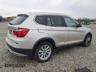 2013 BMW X3 xDrive28i with VIN 5UXWX9C58D0A23115, listed as a Copart auction lot 51985675 with 149,227 mi miles and Clean Title. Bid and sale history available at carsss.com. Image 3.