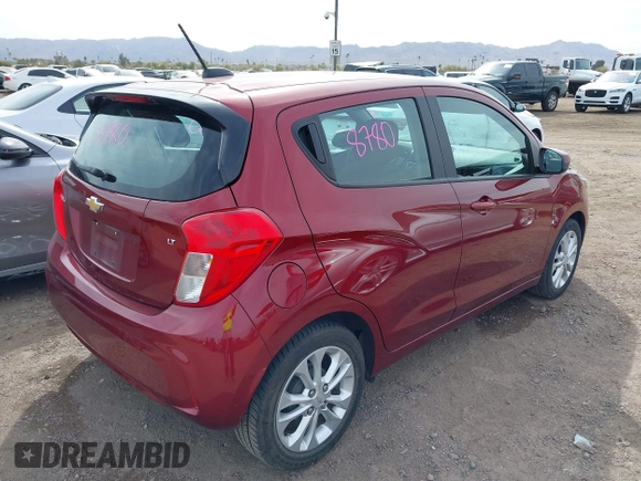 2022 Chevrolet Spark 1LT with VIN KL8CD6SAXNC013296, listed as a IAAI auction lot 41577006 with 53,457 mi miles. Bid and sale history available at carsss.com. Image 4.