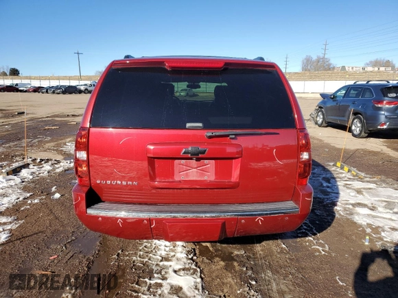 2014 Chevrolet Suburban LTZ with VIN 1GNSCKE08ER168239, listed as a Copart auction lot 42143915 with 137,902 mi miles and Salvage title. Bid and sale history available at DreamBid. Image 6.