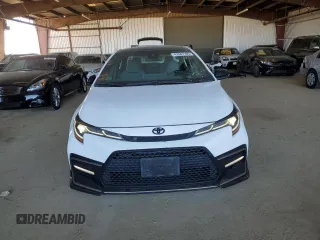 2021 Toyota Corolla SE with VIN 5YFM4MCE8MP071382, listed as a Copart auction lot 42647305 with 55,258 mi miles and Salvage Title. Bid and sale history available at carsss.com. Image 5.
