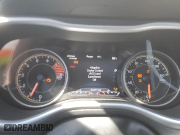 2017 Jeep Cherokee Overland with VIN 1C4PJLJS1HW640840, listed as a Copart auction lot 61449965 with 53,277 mi miles and Salvage title. Bid and sale history available at DreamBid. Image 9.