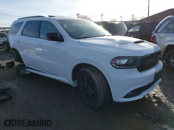 2018 Dodge Durango GT with VIN 1C4RDJDGXJC291325, listed as a IAAI auction lot 41832731 with 65,612 mi miles and . Bid and sale history available at DreamBid. Image 1.