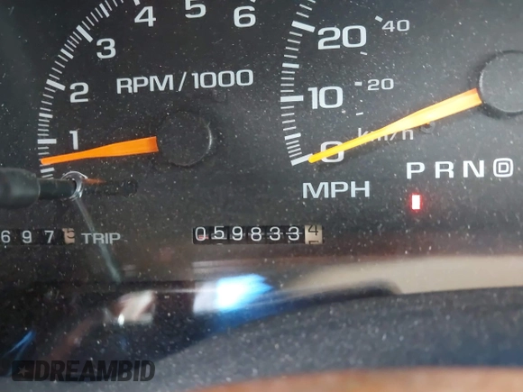 1998 Chevrolet Silverado 1500 with VIN 2GBEC19R1W1179817, listed as a IAAI auction lot 41724150 with 59,833 mi miles and . Bid and sale history available at DreamBid. Image 7.