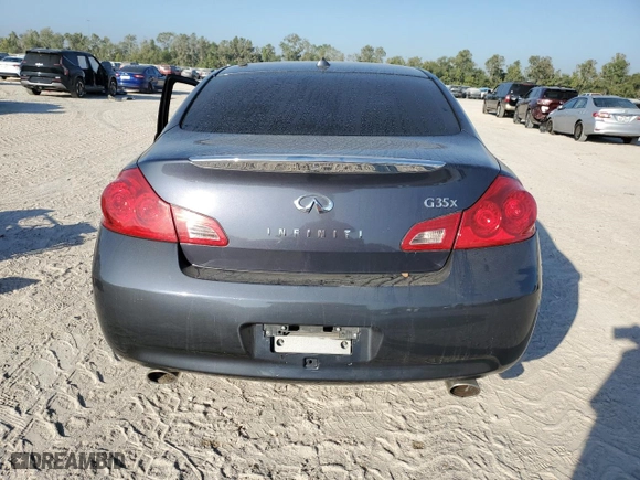 2008 Infiniti G35 Sedan x with VIN JNKBV61F58M278976, listed as a Copart auction lot 47218485 with 0 mi miles and Salvage Title. Bid and sale history available at carsss.com. Image 6.
