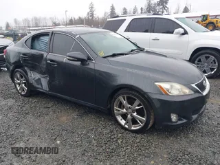 2009 Lexus IS 250 with VIN JTHBK262792084549, listed as a IAAI auction lot 41835760 with 151,234 mi miles and . Bid and sale history available at DreamBid. Image 1.