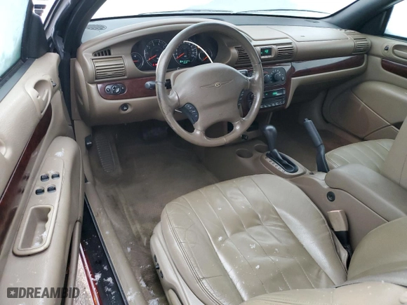 2002 Chrysler Sebring LXi with VIN 1C3EL55R32N250408, listed as a Copart auction lot 86005624 with 110,238 mi miles and Salvage Title. Bid and sale history available at carsss.com. Image 8.
