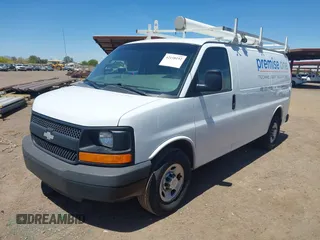 2015 Chevrolet Express Cargo with VIN 1GCWGFCF5F1287900, listed as a IAAI auction lot 42158192 with 203,632 mi miles. Bid and sale history available at carsss.com. Image 17.