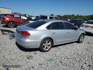 2013 Volkswagen Passat SE w/Sunroof with VIN 1VWBH7A34DC133607, listed as a Copart auction lot 52861835 with 122,981 mi miles and Clean Title. Bid and sale history available at carsss.com. Image 3.
