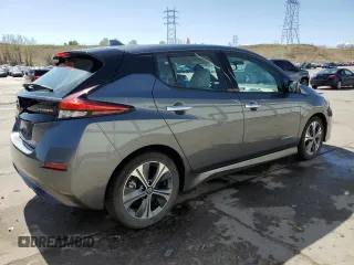 2018 Nissan LEAF S z VIN 1N4AZ1CPXJC314804, wystawiony jako Copart lot #54184945 z przebiegiem 80 778 mil mil oraz Szkody całkowita. Historia ofert i sprzedaży dostępna na DreamBid. Obrazek 3.