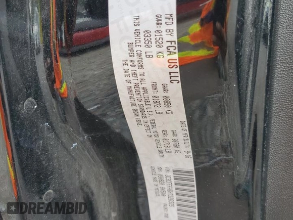 2017 FIAT 500 Abarth z VIN 3C3CFFFH6HT526325, wystawiony jako Copart lot #79726074 z przebiegiem 77 682 mil mil oraz Szkoda całkowita • Salvage title. Historia ofert i sprzedaży dostępna na DreamBid. Obrazek 13.