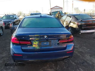 2021 BMW 5 Series 530i xDrive with VIN WBA13BJ08MWX26386, listed as a IAAI auction lot 40674914 with 250 mi miles and . Bid and sale history available at carsss.com. Image 15.
