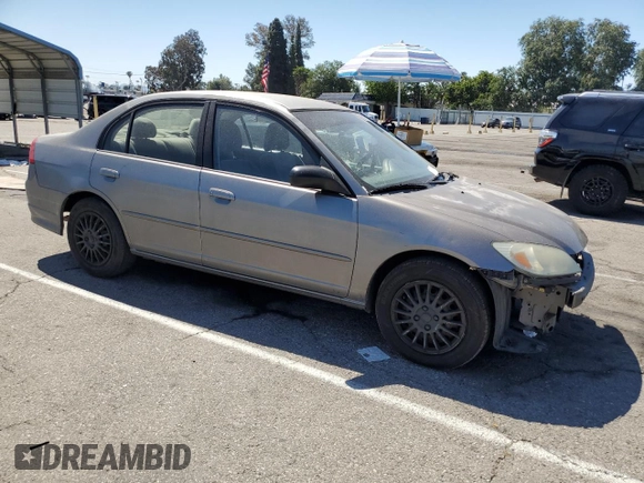 2004 Honda Civic LX z VIN 2HGES16514H613529, wystawiony jako Copart lot #56222275 z przebiegiem 120 134 mil mil oraz Szkoda całkowita • Salvage title. Historia ofert i sprzedaży dostępna na DreamBid. Obrazek 4.