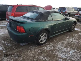 2002 Ford Mustang Deluxe с VIN 1FAFP44432F214108, выставлен на аукционе Copart как лот 42328465 с пробегом 153 154 миль миль и Списание • Salvage title. История ставок и продаж доступна на DreamBid. Изображение 3.