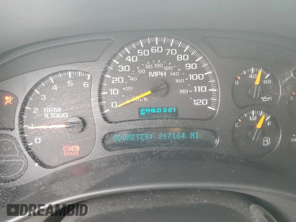 2005 Chevrolet Suburban Z71 with VIN 3GNFK16ZX5G275563, listed as a Copart auction lot 85082084 with 217,164 mi miles and Salvage Title. Bid and sale history available at carsss.com. Image 9.