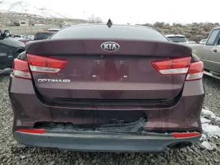 2018 Kia Optima LX with VIN 5XXGT4L34JG197158, listed as a Copart auction lot 45419455 with 99,873 mi miles and Salvage Title. Bid and sale history available at carsss.com. Image 6.