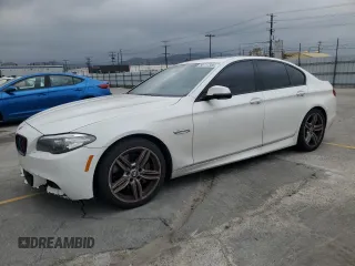 2016 BMW 5 Series 535i z VIN WBA5B1C56GG131591, wystawiony jako Copart lot #55777355 z przebiegiem 96 692 mil mil oraz Szkoda całkowita • Salvage title. Historia ofert i sprzedaży dostępna na DreamBid. Obrazek 1.