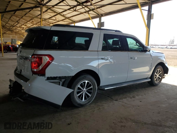 2019 Ford Expedition Max XLT with VIN 1FMJK1JT0KEA29870, listed as a Copart auction lot 57326365 with 92,604 mi miles and Salvage title. Bid and sale history available at DreamBid. Image 3.