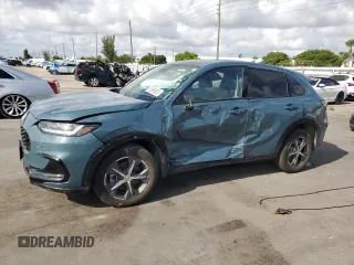 2024 Honda HR-V EX-L z VIN 3CZRZ2H76RM733376, wystawiony jako Copart lot #61590625 z przebiegiem 38 715 mil mil oraz Szkoda całkowita • Salvage title. Historia ofert i sprzedaży dostępna na DreamBid. Obrazek 1.